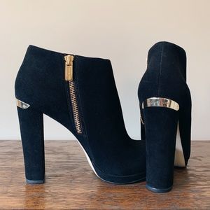 Michael Kors Black Suede Booties